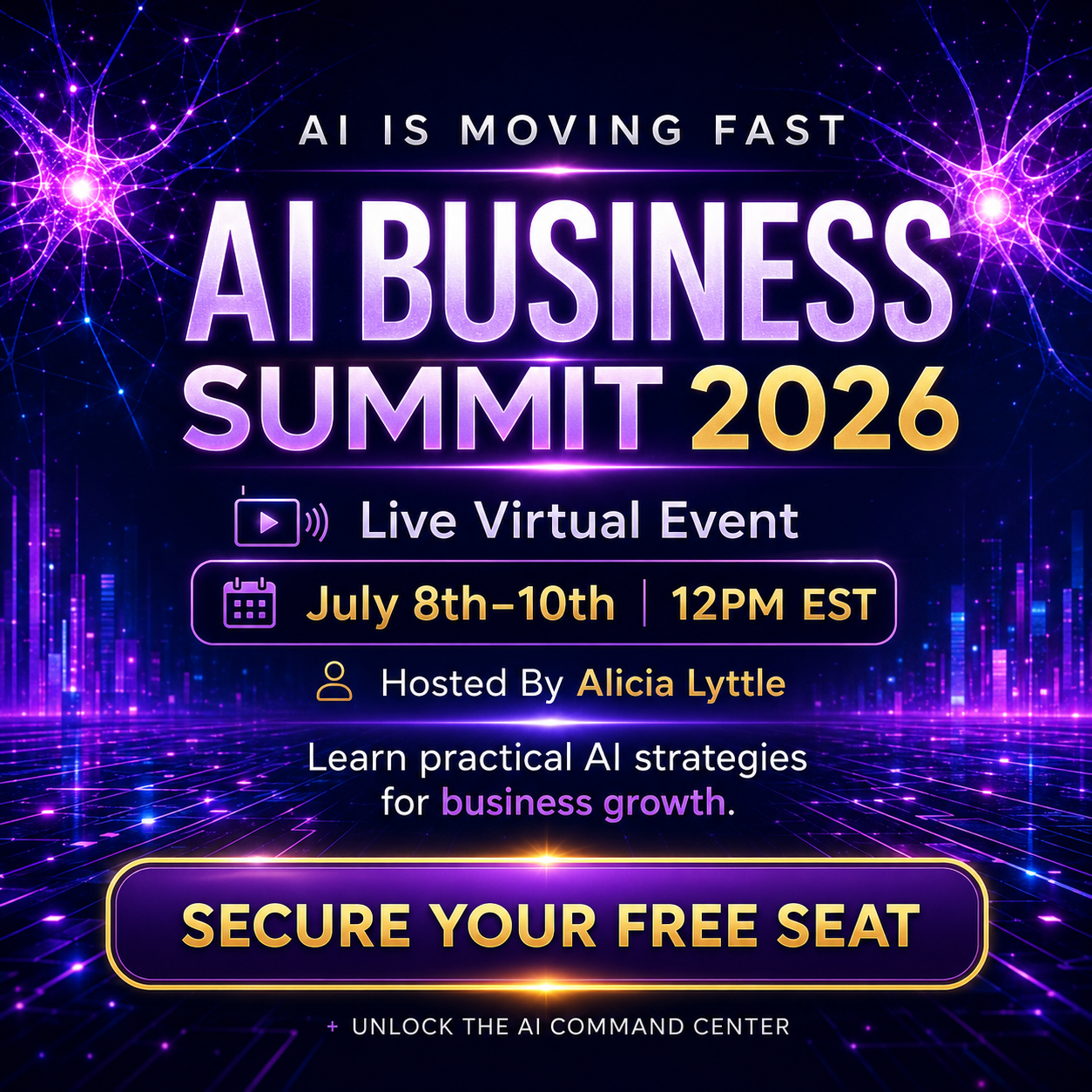 AI Business Summit 2026 hosted by Alicia Lyttle